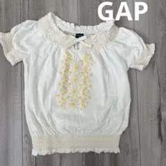 babyGap 花柄刺繍 フリル付きトップス 18-24ヶ月