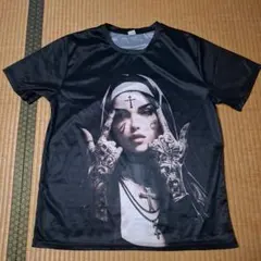 タトゥー シスター グラフィック Tシャツ ブラック XL