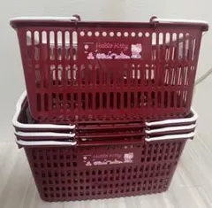 산리오 ハローキティ 買い物かご 4個セット