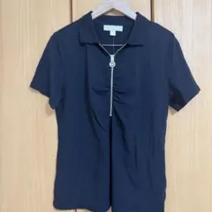 MICHAEL KORS ブラック ポロシャツ L タグ付きのサムネイル