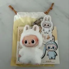 POPMART ラブブ ぬいぐるみキーホルダー イニシャルラブブ　【H】