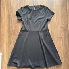 キャサリンコテージ　ブラック 半袖ワンピース 140