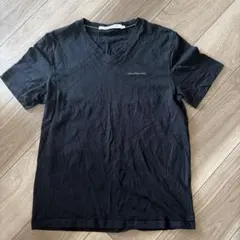 Calvin Klein Jeans ブラック Vネック Tシャツ M