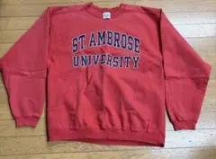 【最終値下げ】ST. AMBROSE UNIVERSITY スウェット レッド