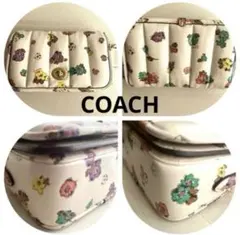 新品COACH 花柄 ディンギーキルティング ショルダーバッグミニのサムネイル
