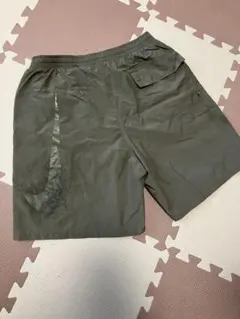 【難あり】別注 エデフィス×ナイキ 水陸両用パンツ カーキ S swim 水着