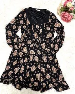 axes femme ひざ丈ワンピース