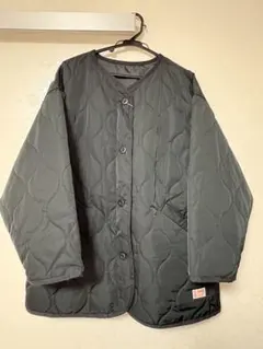 JaVaジャバ コラボ ノーカラー オーバーサイズ キルティング コート