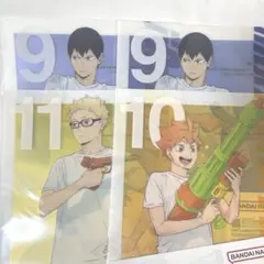 影山飛雄　日向翔陽　月島蛍　ハイキュー　一番くじ　クリアファイル