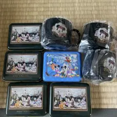 ディズニー　アメニティ　缶  コップ  6セット