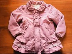 エニィファム　コートアウタージャケットピンクリボン120cm