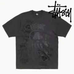 STUSSY スカル グラフィック Tシャツ S