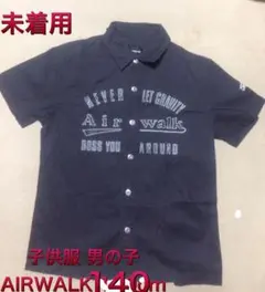未着用子供服✳︎男の子シャツ半袖 AIRWALKエアウォークロゴプリント 男児のサムネイル