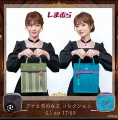 新品しまむら×ちはる×アナ雪バッグ・ポーチ・チャーム・チョーカー・イヤリング