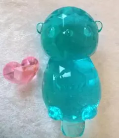 アクアブルー　ラッコ　◇アクリルアイス　アクリルストーン　置物◇