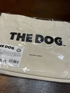 THE DOG キャンバストートバッグ ベージュ