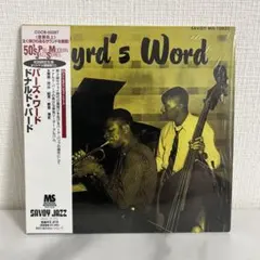 バーズ・ワード/ドナルド•バード　　紙ジャケCD