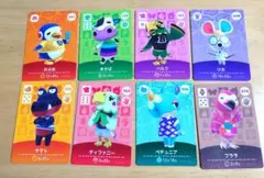 あつまれ どうぶつの森　amiiboカード 8枚セット　美品