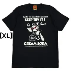 クリームソーダ cream soda KEEPTRY Tシャツ黒size【XL】