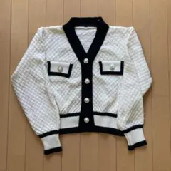 GRL ダイヤモンドパターン カーディガン Mサイズ