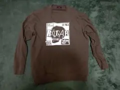 ROTAR スカルプリント スウェット ブラウンのサムネイル