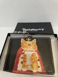 A.S.Manhattaner's マンハッタナーズ 新品パスケース暴君シゲオ猫
