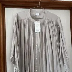 URBAN RESEARCH グレージュシャツワンピース S