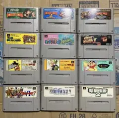 スーパーファミコン ソフト12本セット ジャンク品 動作未確認