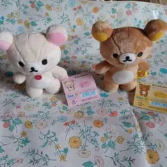 リラックマ 立てるミニぬいぐるみ コリラックマ 2点セット - メルカリ