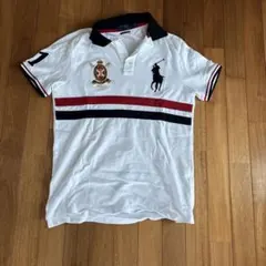 希少 90s ポロバイラルフローレン ビッグポ二ー ポロシャツ y2k swag