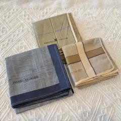 美品☆メンズハンカチ ３枚セット 綿のサムネイル