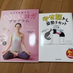 ヨガ・姿勢改善トレーニング本 2冊セット DVD付き