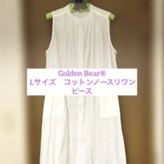 Golden Bear ノースリーブ ロングシャツ ホワイト Lのサムネイル