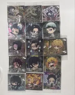 鬼滅の刃　ウエハースシール　まとめ売り16枚 胡蝶しのぶ　キラあり