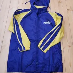 【値下げ】PUMA フード付きジャケット 青/黄　140サイズ