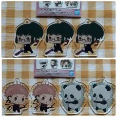 禪院真希 虎杖悠仁 パンダ アクリルキーホルダー 7点セット