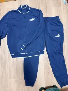 PUMA プーマ セットアップ ジャージ上下 ネイビー メンズM
