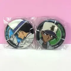 【希少】名探偵コナン カプセル缶バッジ 蓄光缶バッジ 怪盗キッド 服部平次