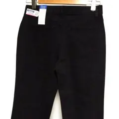 黒デニムパンツ ストレートのびのびウエスト67