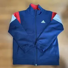 adidas ネイビー キッズジャージ　140cm