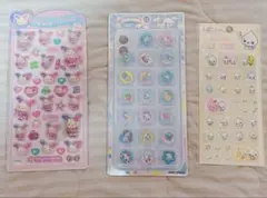 シールまとめ売り うるちゅる あわわちゃんおはじき しずくちゃんタイルシール