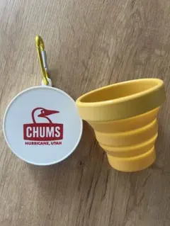 CHUMS 折りたたみ式 シリコンカップ カラビナ付き