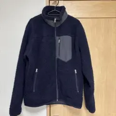 coen フリースジャケット Lサイズ ネイビー　1度着用のみ美品