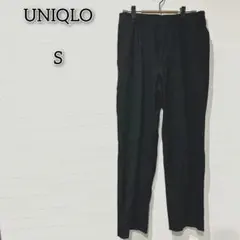 ユニクロ 【S】 タックワイドパンツ ボトムス スラックス スーツ シンプル