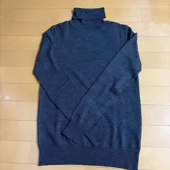 新品同様です⭐︎MUJI タートルネックセーター M グレー