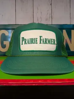 ヴィンテージ トラッカーキャップ FARMER 企業 ワッペン デッドストック