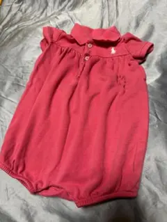 美品⭐︎Ralph Lauren⭐︎ロンパース⭐︎6M⭐︎ピンク⭐︎ラルフローレン⭐︎子供服