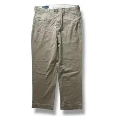 90s ラルフローレン PRESTON プレストン ポロチノ W36 ベージュ