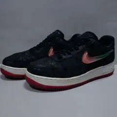 NIKEエアフォースワンローAIR FORCE 1 LOW黒ヌバックレザー26㎝