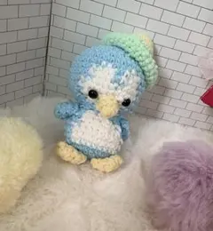 ちっちゃなペンギンのあみぐるみ